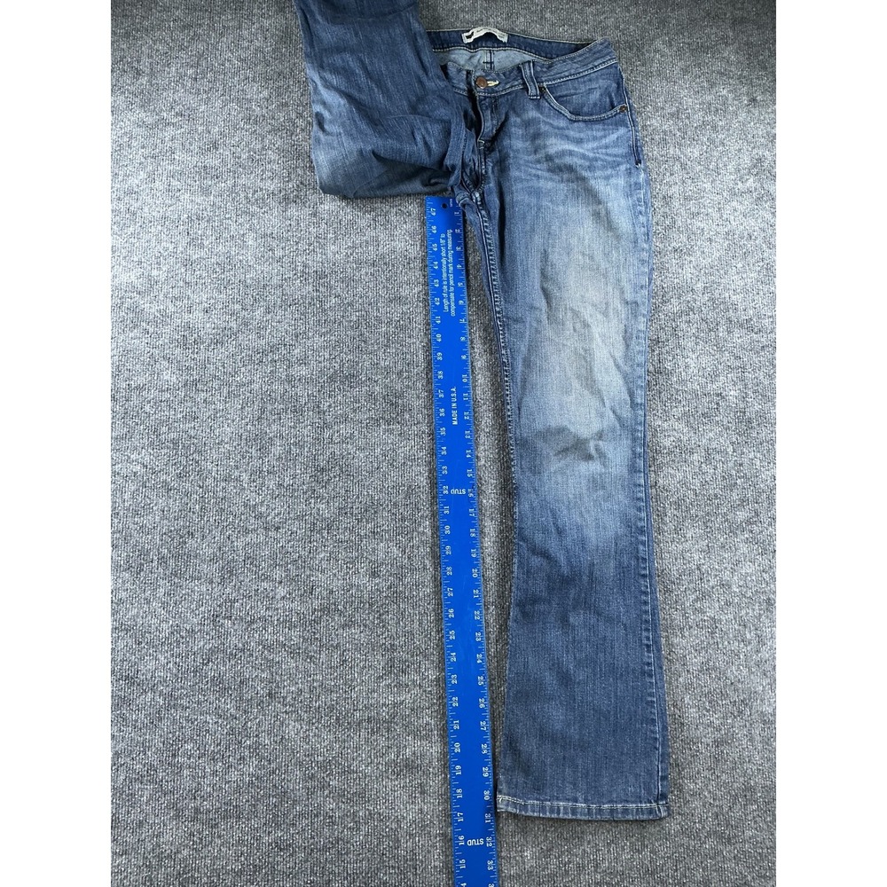 Levis Bold Curve Low Rise Bootcut Skinny Jeans Blue Denim Womens 13M 30x31 - Picture 3 of 8